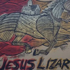 Gig Posters Jesus Lizard - 2009 Dan Grzeca Poster Amsterdam, NED Paradiso