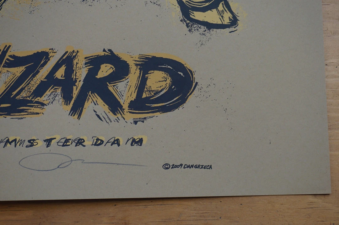 Gig Posters Jesus Lizard - 2009 Dan Grzeca Poster Amsterdam, NED Paradiso 7 Gig Posters Jesus Lizard - 2009 Dan Grzeca Poster Amsterdam, NED Paradiso