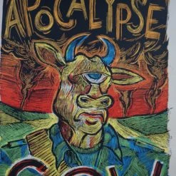 Apocalypse Cow - 2009 Dan Grzeca Poster Chicago, IL Three Floyds Art Prints