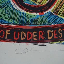 Apocalypse Cow - 2009 Dan Grzeca Poster Chicago, IL Three Floyds Art Prints