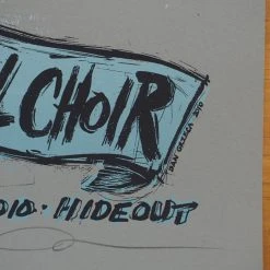 Retribution Gospel Choir - 2010 Dan Grzeca Poster Chicago The Hideout Chicago, IL