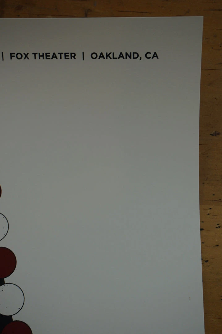 Arctic Monkeys - 2013 Third Alert Designs Poster Oakland CA Fox Theater 6 Arctic Monkeys - 2013 Third Alert Designs Poster Oakland CA Fox Theater