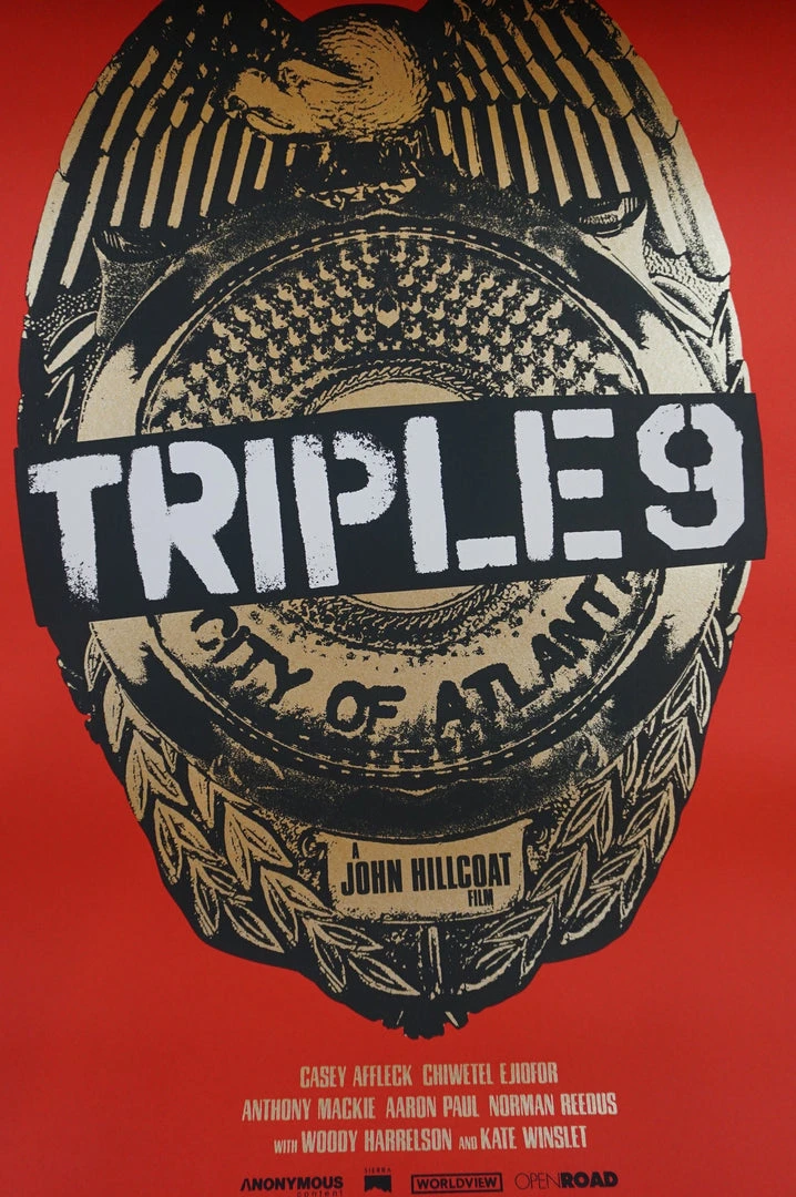 Triple 9 - 2016 Jay Shaw Poster Iron Jaiden MONDO Irina Vlaslov 3 Triple 9 - 2016 Jay Shaw Poster Iron Jaiden MONDO Irina Vlaslov