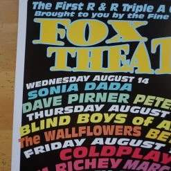 Colorado Triple A Convention - Jeff Holland Poster Boulder, CO, Coldplay, The Wallflowers