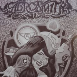 Gig Posters Aerosmith - 1990 Danny Garrett Poster Los Angeles The Forum