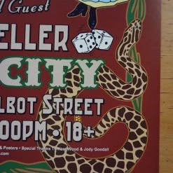 Kings Of Leon - 2003 Dennis Loren Poster Rock City Nottingham