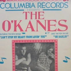 Sold Out Posters Gig Posters The O'Kanes - 1987 Columbia Records Hatch Show Prints Poster
