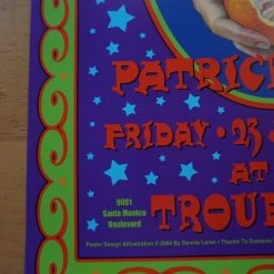 The Thrills - 2004 Dennis Loren Poster Patrick Park Troubadour Gig Posters 14 The Thrills - 2004 Dennis Loren Poster Patrick Park Troubadour Gig Posters