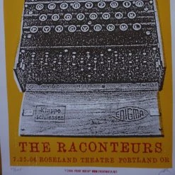 Gig Posters The Raconteurs - 2006 Print Mafia Poster Jack White Portland
