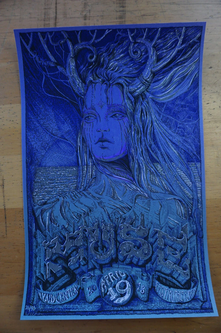 Sold Out Posters Muse - 2013 David Welker Poster VARIANT Izod East Rutherford 4 Sold Out Posters Muse - 2013 David Welker Poster VARIANT Izod East Rutherford