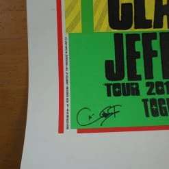 Eric Clapton - 2010 Ron Donovan Poster Jeff Beck Firehouse 12 Eric Clapton - 2010 Ron Donovan Poster Jeff Beck Firehouse