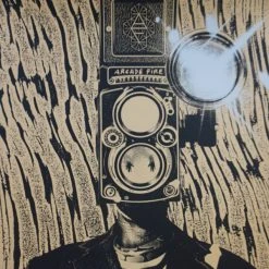 Arcade Fire - 2014 Rob Jones Poster Print Reflektor Tour SUNSHINE Silent Giants