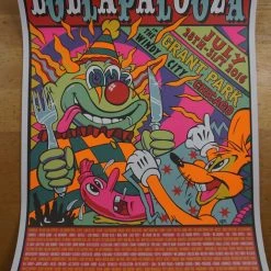 Lollapalooza - 2016 Frank Kozik Poster Chicago, IL Grant Park