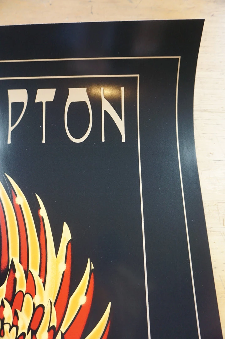 Eric Clapton - 2010 Stanley Mouse Poster US Tour Guitar Print 6 Eric Clapton - 2010 Stanley Mouse Poster US Tour Guitar Print