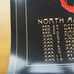 Eric Clapton - 2010 Stanley Mouse Poster US Tour Guitar Print 13 Eric Clapton - 2010 Stanley Mouse Poster US Tour Guitar Print