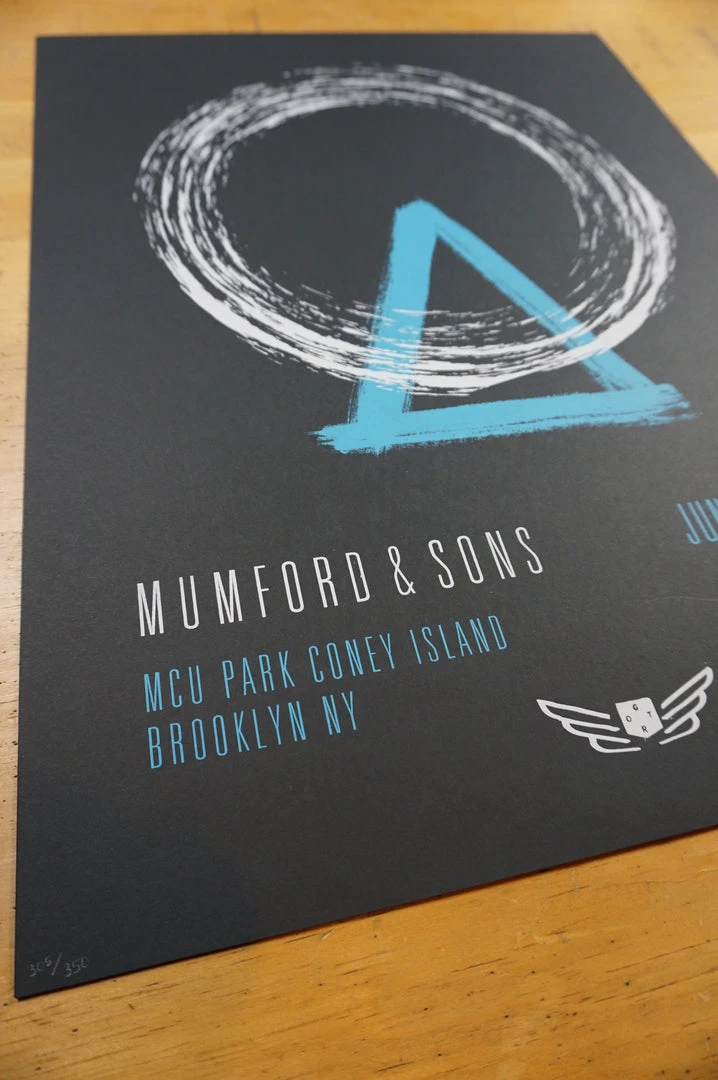 Sold Out Posters Gig Posters Mumford & Sons - 2015 Poster Brooklyn, NY Coney Island 9 Sold Out Posters Gig Posters Mumford & Sons - 2015 Poster Brooklyn, NY Coney Island
