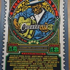 Crossroads Guitar Festival - 2013 Ron Donovan, Chuck Sperry Poster Stamp Eric Clapton