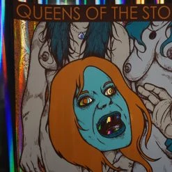 Queens Of The Stone Age - 2013 Jermaine Rogers Poster S/N Nashville FOIL