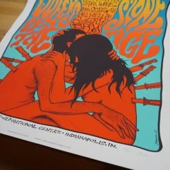 Queens Of The Stone Age - 2013 Jermaine Rogers Poster Indianapolis REGULAR ED