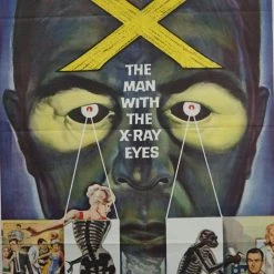 Sold Out Posters The Man With The X Ray Eyes - 1963 Original One Sheet Movie Poster Cinema Movie/TV Posters