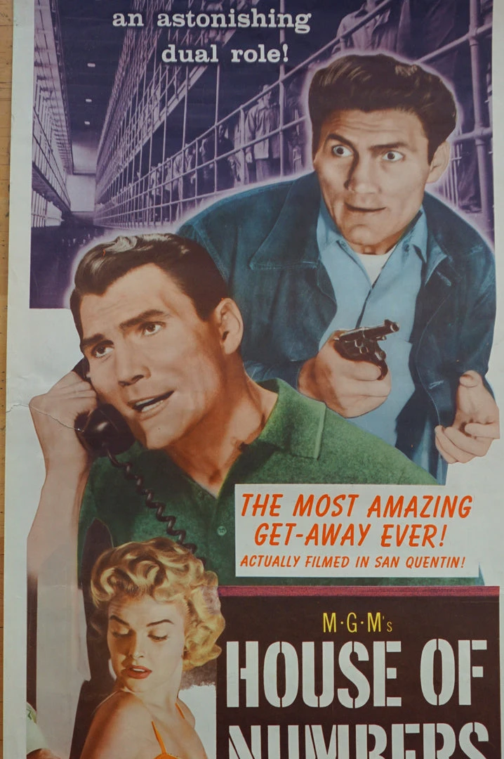 Sold Out Posters House Of Numbers - 1957 Original Insert Movie Poster Cinema 6 Sold Out Posters House Of Numbers - 1957 Original Insert Movie Poster Cinema