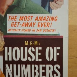 Sold Out Posters House Of Numbers - 1957 Original Insert Movie Poster Cinema 20 Sold Out Posters House Of Numbers - 1957 Original Insert Movie Poster Cinema