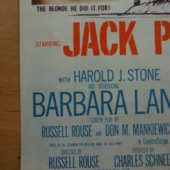 Sold Out Posters House Of Numbers - 1957 Original Insert Movie Poster Cinema 23 Sold Out Posters House Of Numbers - 1957 Original Insert Movie Poster Cinema