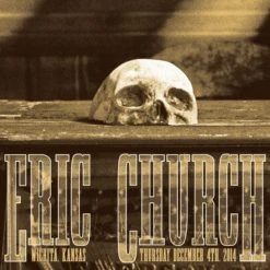Eric Church - 2014 Crosshair Design Poster Wichita, KS Gig Posters
