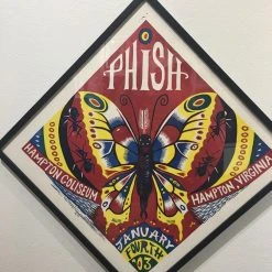 Phish - 2003 Jim Pollock Poster Hampton Virginia Framed SET