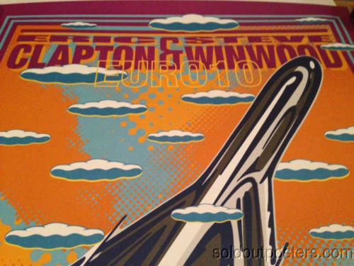 Eric Clapton - 2010 John Van Hamersveld Poster Print Limited Ed Steve Winwood 6 Eric Clapton - 2010 John Van Hamersveld Poster Print Limited Ed Steve Winwood