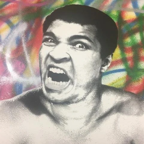 Legendary Ali - 2017 Mr. Brainwash Art Print Poster Muhummad, Cassius Clay, Boxi 4 Legendary Ali - 2017 Mr. Brainwash Art Print Poster Muhummad, Cassius Clay, Boxi