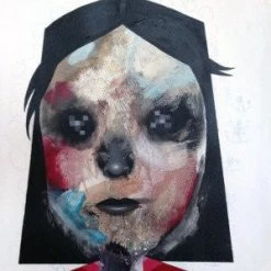 Untitled 15 - 2016 Collin Van Der Sluijs Original Painting FRAMED Signed