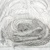 Art Prints The Enormous Crocodile - 2015 Zeb Love Original Sketch Drawing