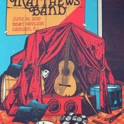 Dave Matthews Band - 2019 Status Serigraph Poster Camden, NJ
