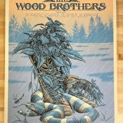 The Wood Brothers - 2017 Neal Williams Poster February Tour Gig Posters