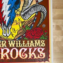 Sold Out Posters Colorado Dark Star Orchestra - 2018 Poster Autographed Red Rocks Morrison, CO