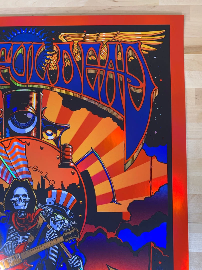 Fare Thee Well - 2015 Richard Biffle Poster Grateful Dead Chicago Soldier Field 5 Fare Thee Well - 2015 Richard Biffle Poster Grateful Dead Chicago Soldier Field