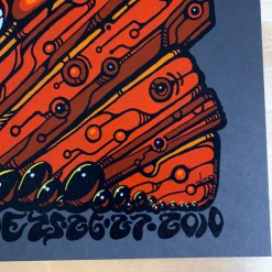 Widespread Panic - 2010 Jeff Wood Poster Red Rocks Morrison, CO Colorado