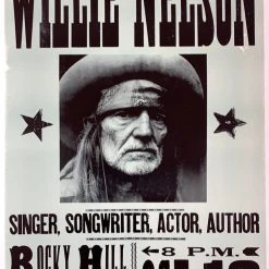 Gig Posters Willie Nelson - 2005 Hatch Show Print 10/13 Poster Smithville, TX