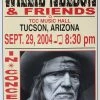Willie Nelson - 2004 Franks Brothers 9/29 Poster Tucson, AZ Gig Posters