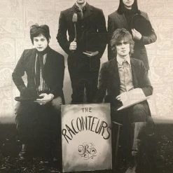 The Raconteurs - 2008 Rob Jones Poster Black Light, Stamps, Jack White Gig Posters