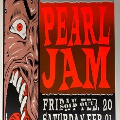 TAZ Gig Posters Pearl Jam - 1998 T.A.Z. Poster Maui, HI Cultural Center 1st Ed