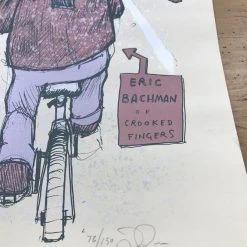 A Very Milky Christmas - 2002 Jay Ryan Poster Death Cab For Cutie Milwaukee