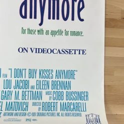 Sold Out Posters I Don't Buy Kisses Anymore - 1991 Video Promo Movie Poster Original Vintage Movie/TV Posters 12 Sold Out Posters I Don't Buy Kisses Anymore - 1991 Video Promo Movie Poster Original Vintage Movie/TV Posters