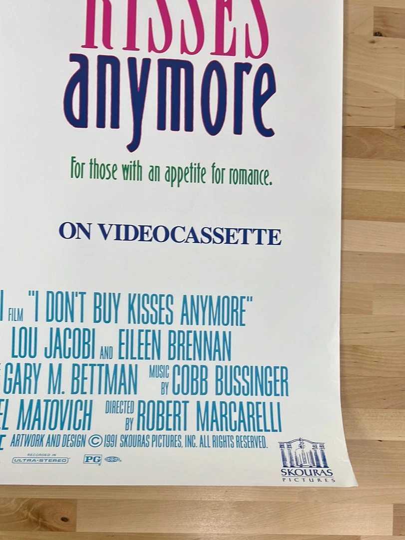 Sold Out Posters I Don't Buy Kisses Anymore - 1991 Video Promo Movie Poster Original Vintage Movie/TV Posters 7 Sold Out Posters I Don't Buy Kisses Anymore - 1991 Video Promo Movie Poster Original Vintage Movie/TV Posters
