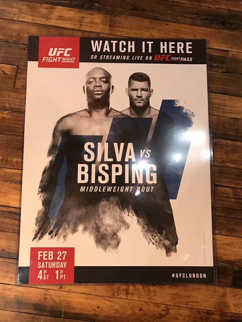 Sold Out Posters UFC Poster Silva Vs. Bisping London Ultimate Fighter 4 Sold Out Posters UFC Poster Silva Vs. Bisping London Ultimate Fighter