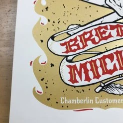 Gig Posters Brett Michaels - 2015 Billy Perkins Poster Chamberlin Rose Skull