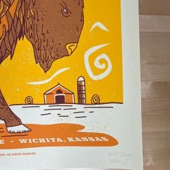 Billy Strings - 2021 Andy Bird Poster Wichita, KS Gig Posters