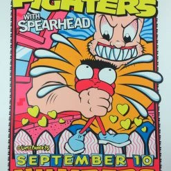 Foo Fighters - 1995 Uncle Charlie Poster Houston, TX Numbers Gig Posters