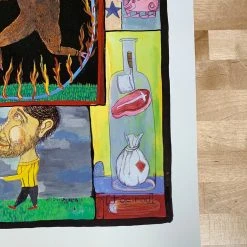 Phish - 1998 Poster Joel Elrod Fillmore Auditorium San Fran 1st Gig Posters